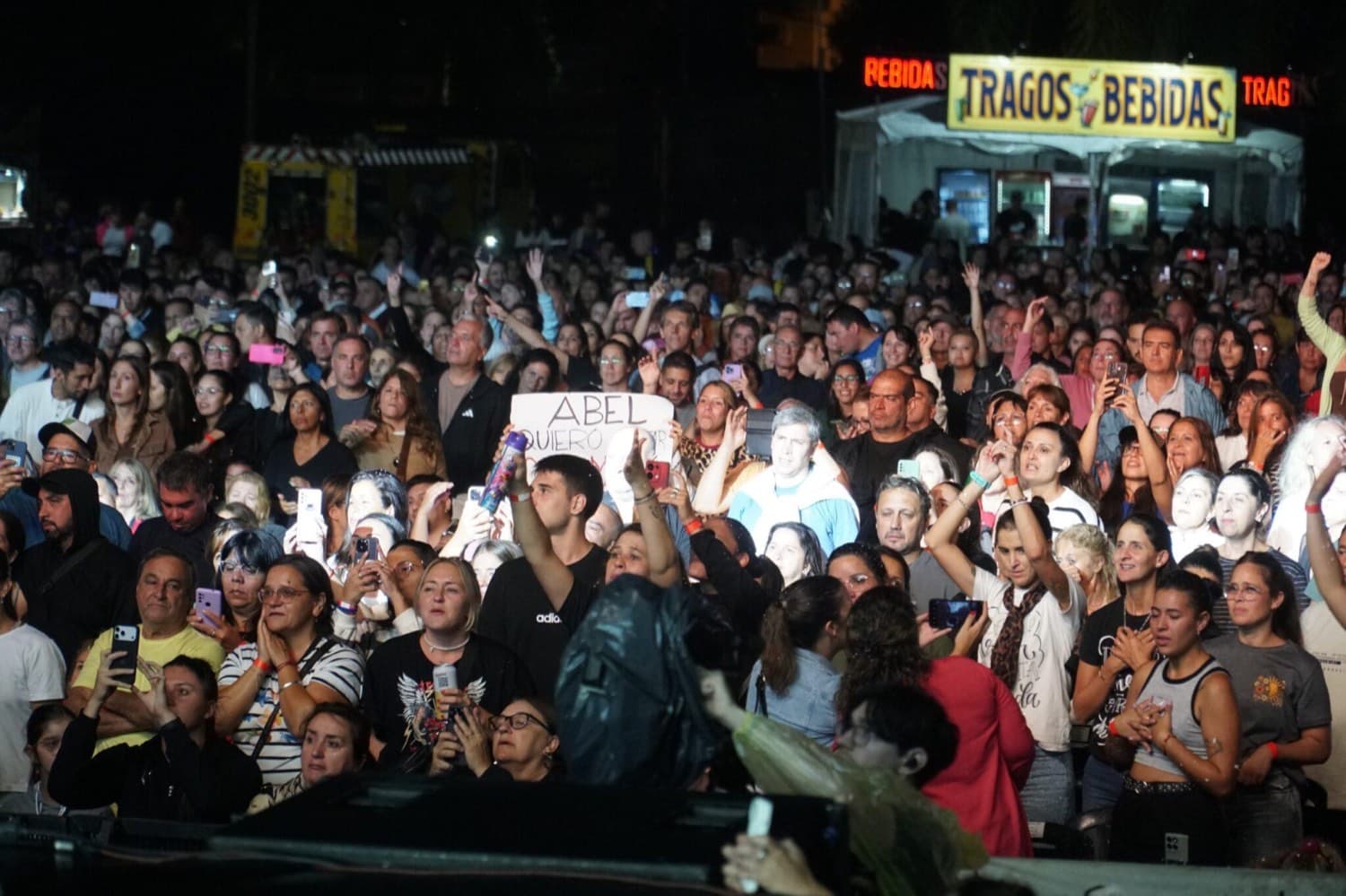 Público en una noche de la Fiesta Nacional de la Artesanía en Colón, Entre Ríos